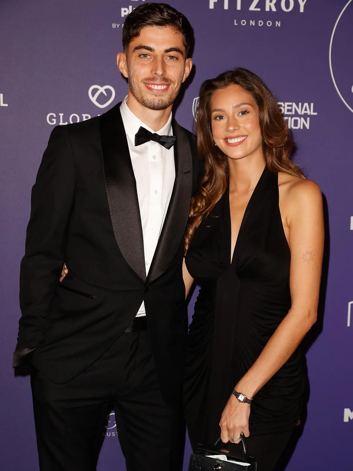 Kai Havertz mit seiner Frau Sophia.