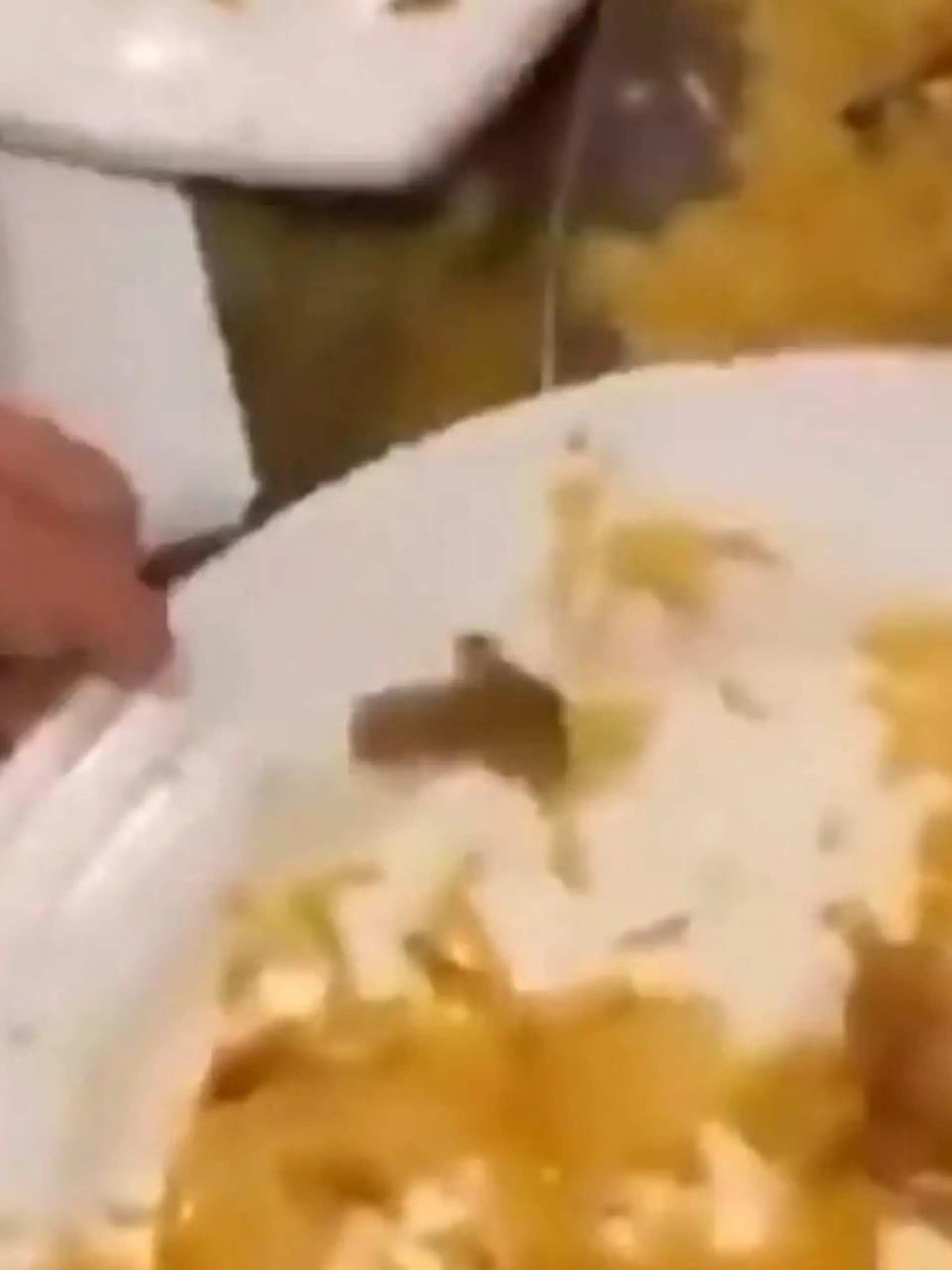 Kippe im Essen! Diese Beilage steht nicht auf der Speisekarte
