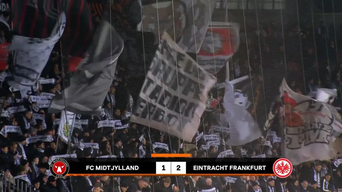 Eintracht Frankfurt gewinnt 2:1 beim FC Midtjylland Vierter Sieg im fünften Spiel