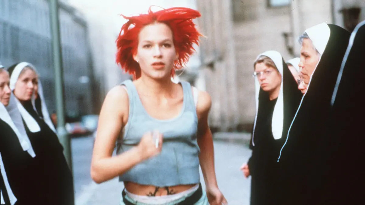 Franka Potente in „Lola rennt”