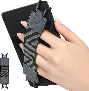 MoKo-Handschlaufe für Kindle E-Reader in Schwarz/Grau (für Prime-Mitglieder)