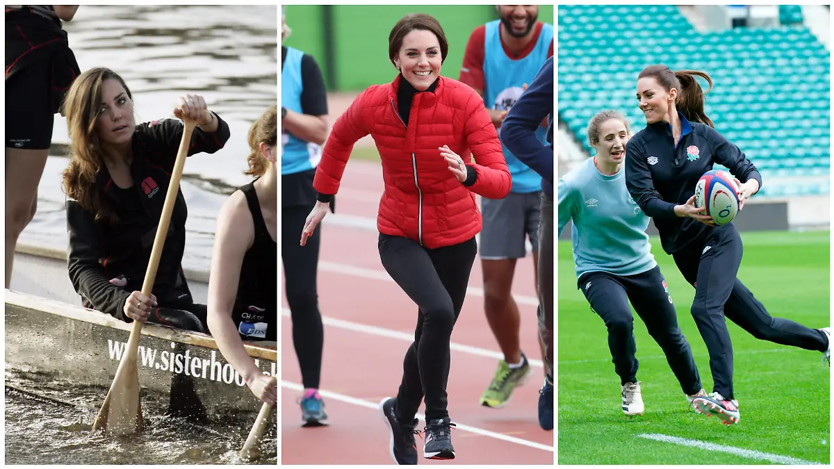 Kate ist eine Alleskönnerin! Egal ob beim Rudern, Wettrennen oder Rugby spielen: Die Princess of Wales macht immer eine sportliche Figur.