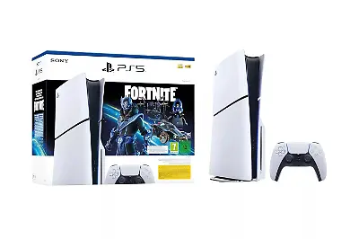 Sony PlayStation 5 Slim Konsole - Disc Version - Fortnite Cobalt Star Bundle