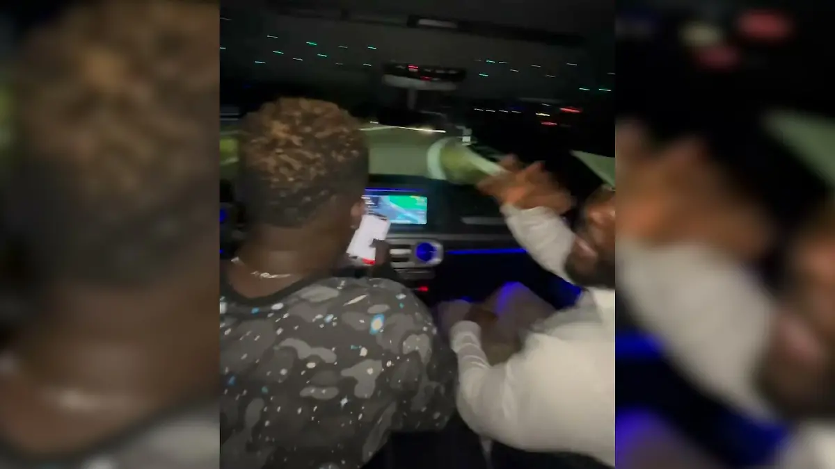 Ein Instagram-Video soll die gefährliche Fahrt seines Star-Angreifers Victor Boniface dokumentieren.