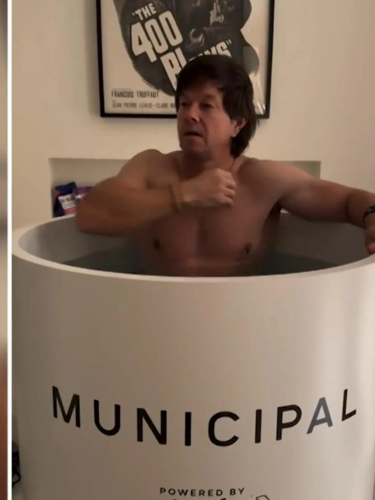 Mark Wahlberg im Eisbad