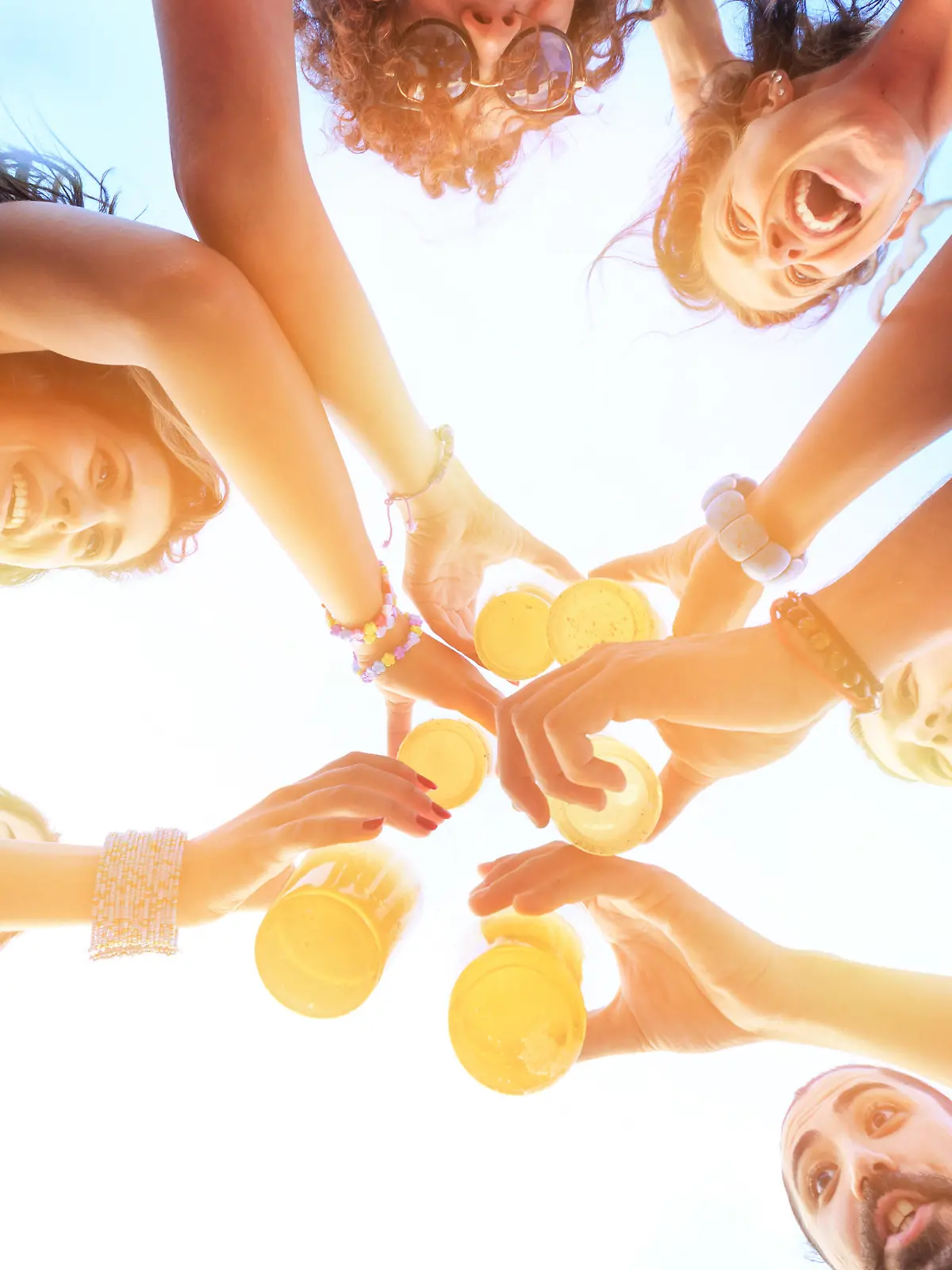 Group of Friends Cheers