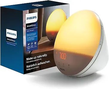 Philips Wake-up Light, farbige Sonnenaufgangssimulation, (Modell HF3531/01)