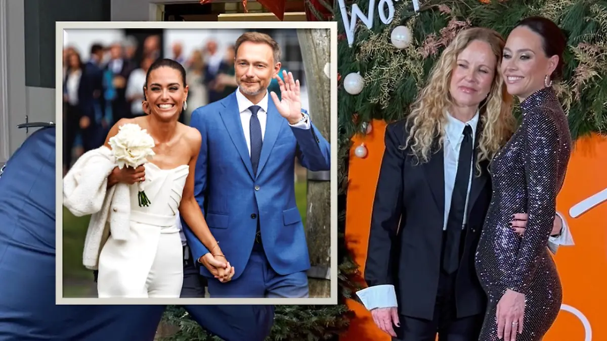 Franca Lehfeldt (links neben Katja Burkard) und ihr Mann freuen sich auf ihr erstes Kind.