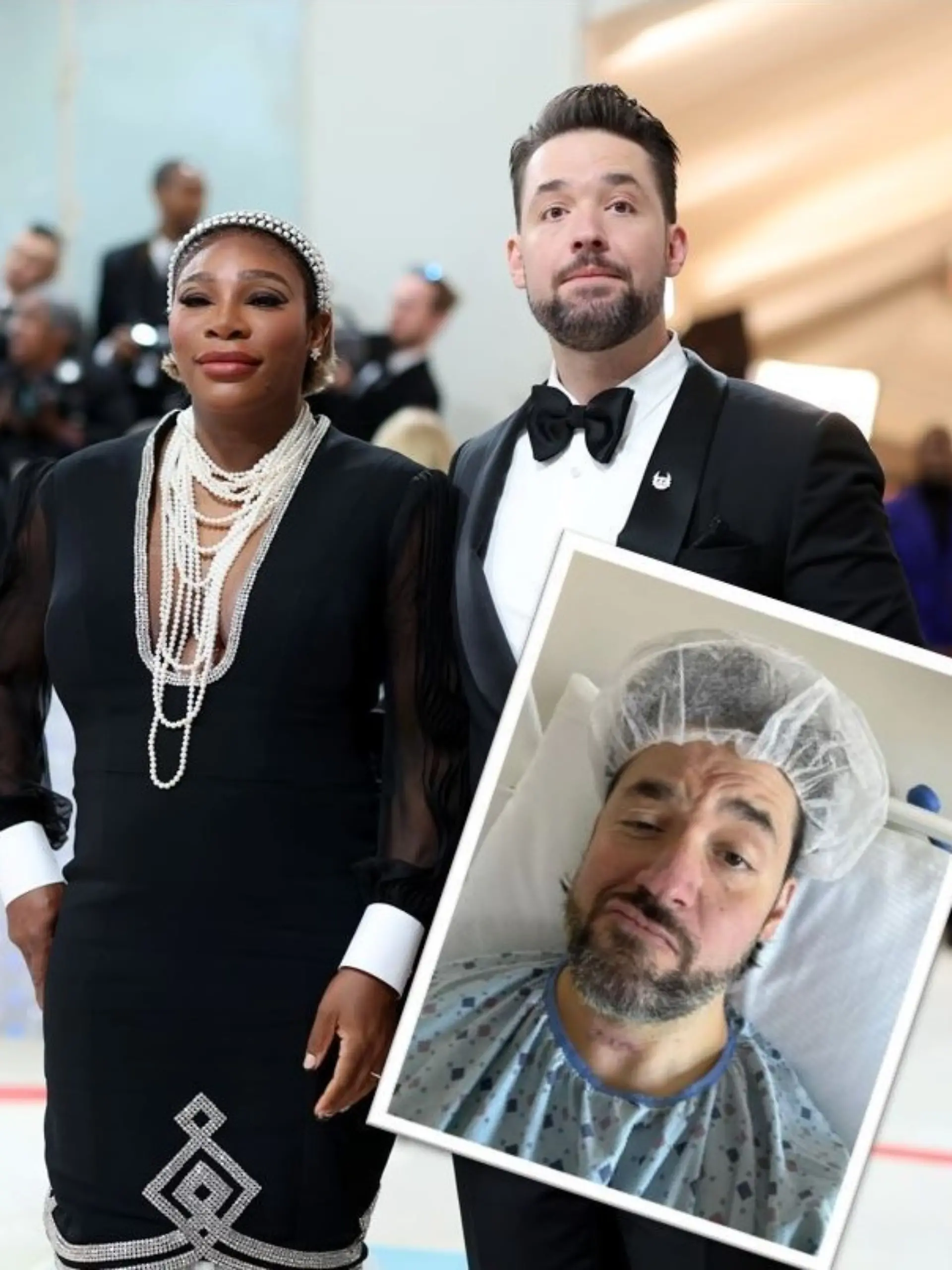Unternehmer Alexis Ohanian und Ex-Tennisprofi Serena Williams 