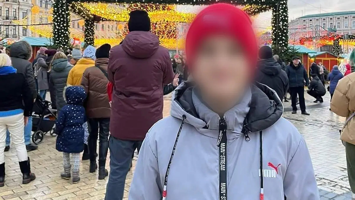 Bild des 13-jährigen Ukrainers Yelysei, der mutmaßlich von Russen erschossen wurde.