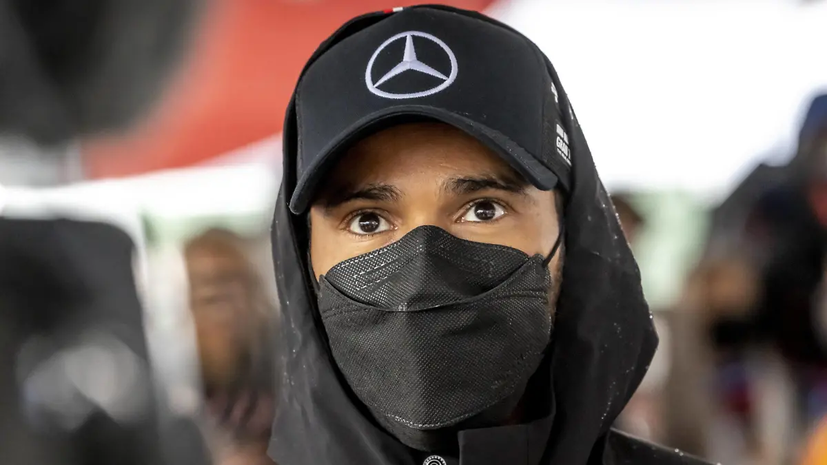 Imola - 22-04-2022, Imola Circuit, Lewis Hamilton at the Formula 1 Emilia Romagna Grand Prix. Formula 1 Emilia Romagna Grand Prix Friday PUBLICATIONxNOTxINxNED x16261714x Copyright:
