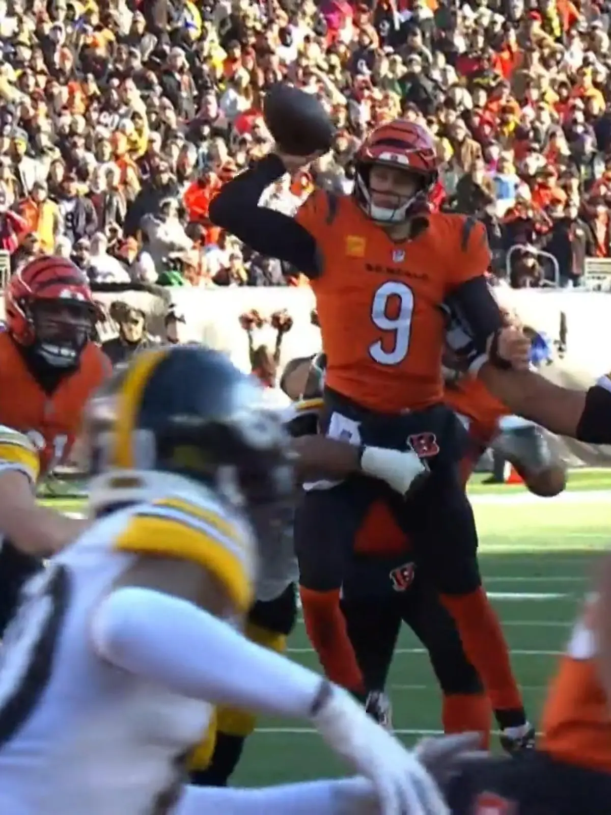 Bild zu: "Im Sprung: Burrow wirft nächsten Touchdown"