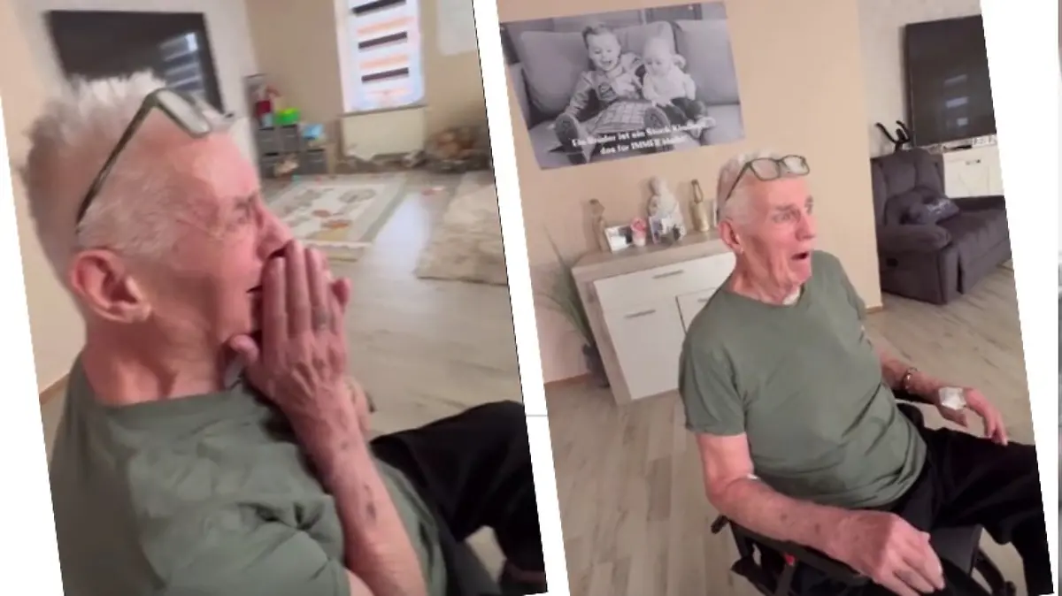 Heinz Hoenig kann seine Tränen nicht zurückhalten!