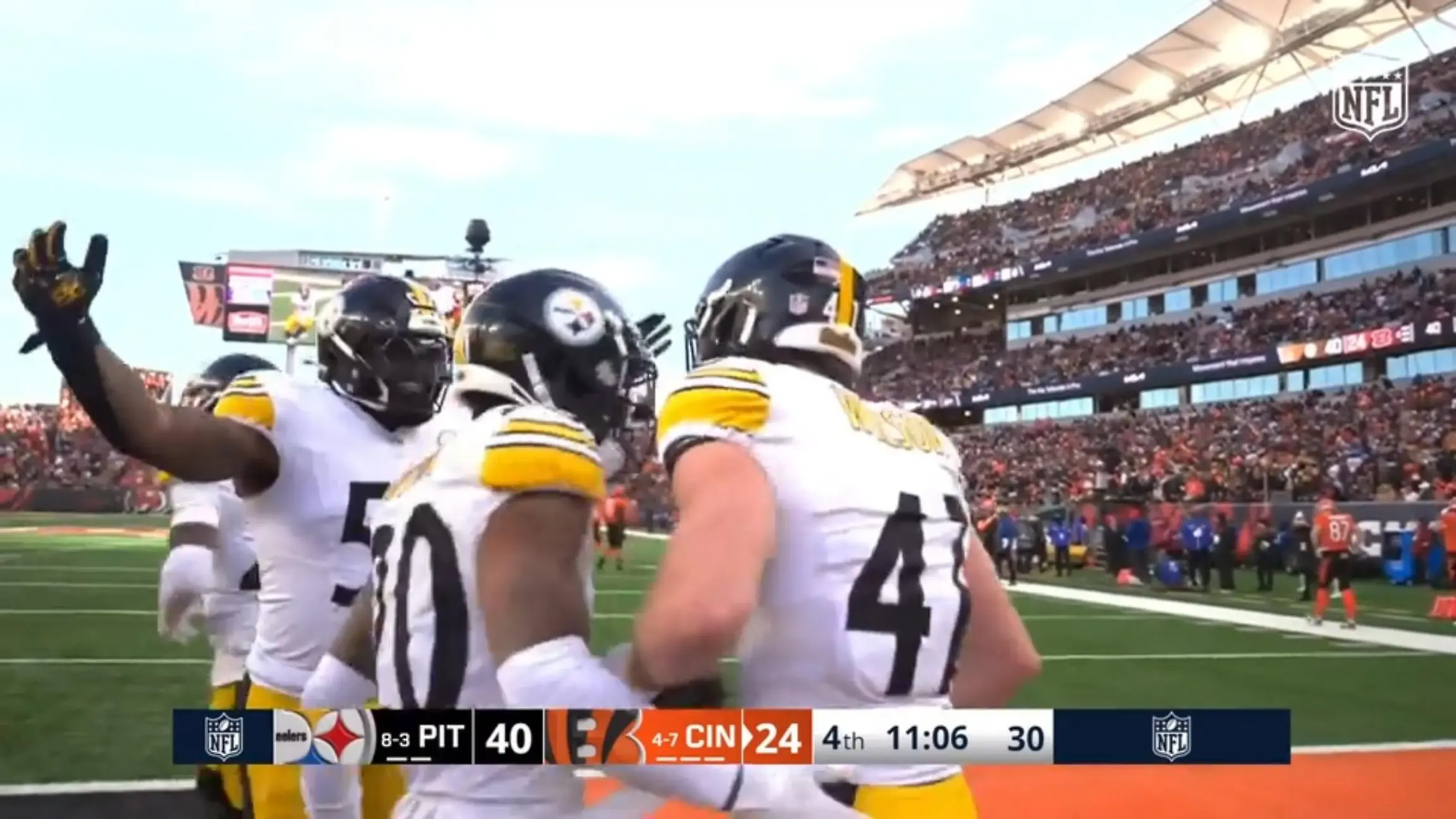Steelers knacken 40-Punkte-Marke! NFL bei RTL