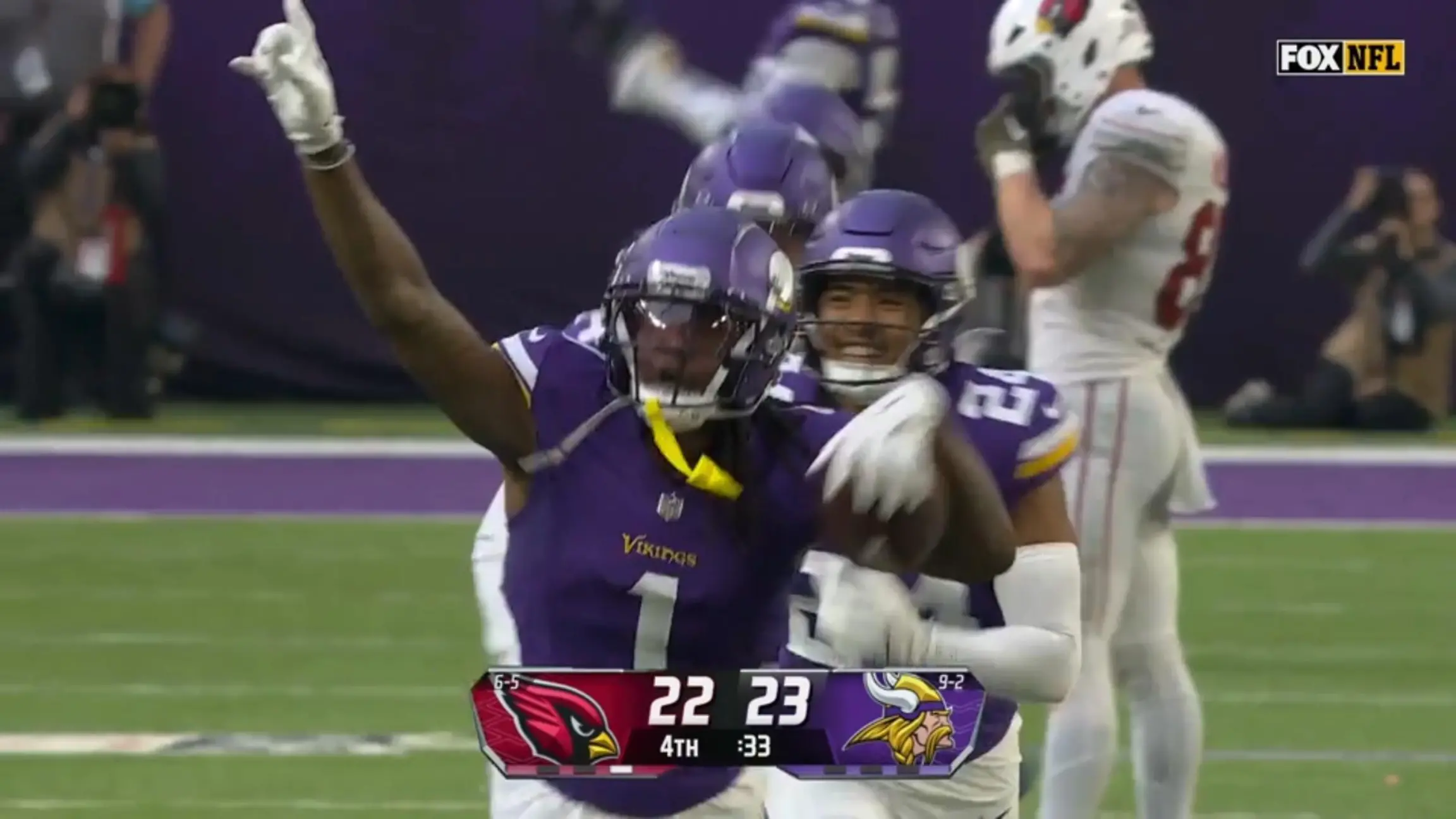 Vikings behalten Punkte gegen Cardinals zuhause Die Highlights im Video