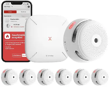 X-Sense Smart Rauchmelder XS01-M mit SBS50 Basisstation