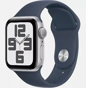 Apple Watch SE 2023 Sportarmband S/M 40 mm sturmblau (mit Gutscheincode MC2024)