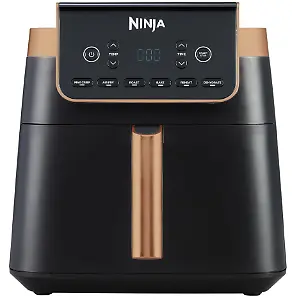 Ninja Heißluftfritteuse Max Pro Schwarz/Kupfer AF180EUCP (6,2 Liter)