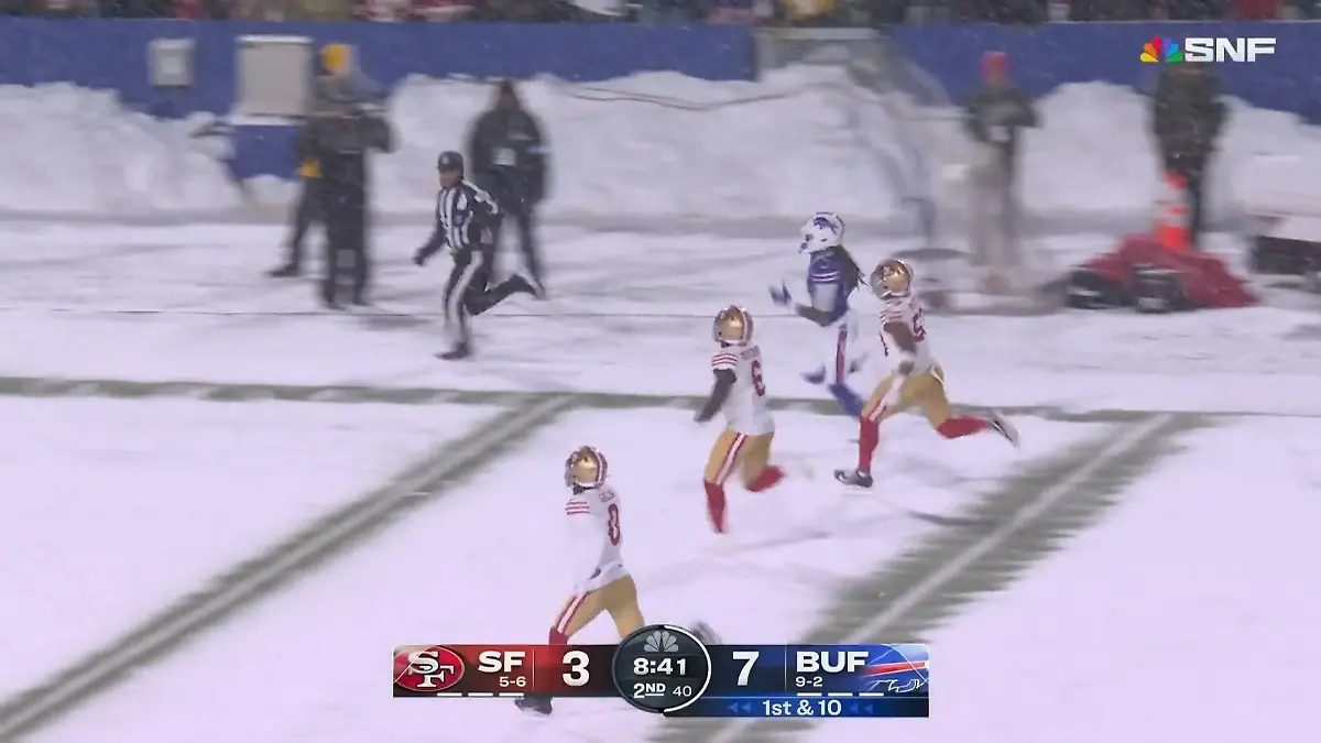 49ers scheitern in Schnee-Hölle Buffalo Bills erreichen Playoffs