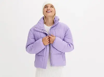 Steppjacke in Flieder