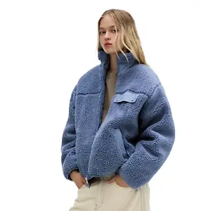 Fleecejacke in Blau