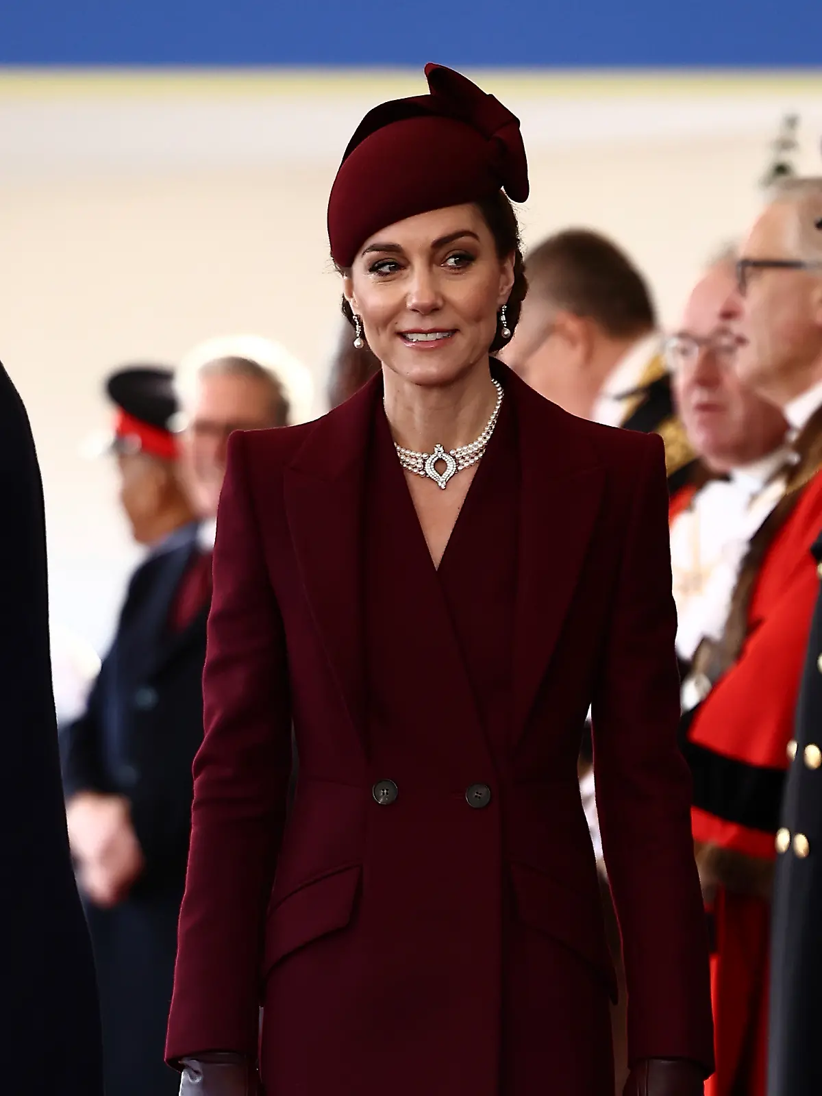  Prinzessin Kate beim Staatsbesuch vom Emir von Katar, Tamim bin Hamad Al Thani. 