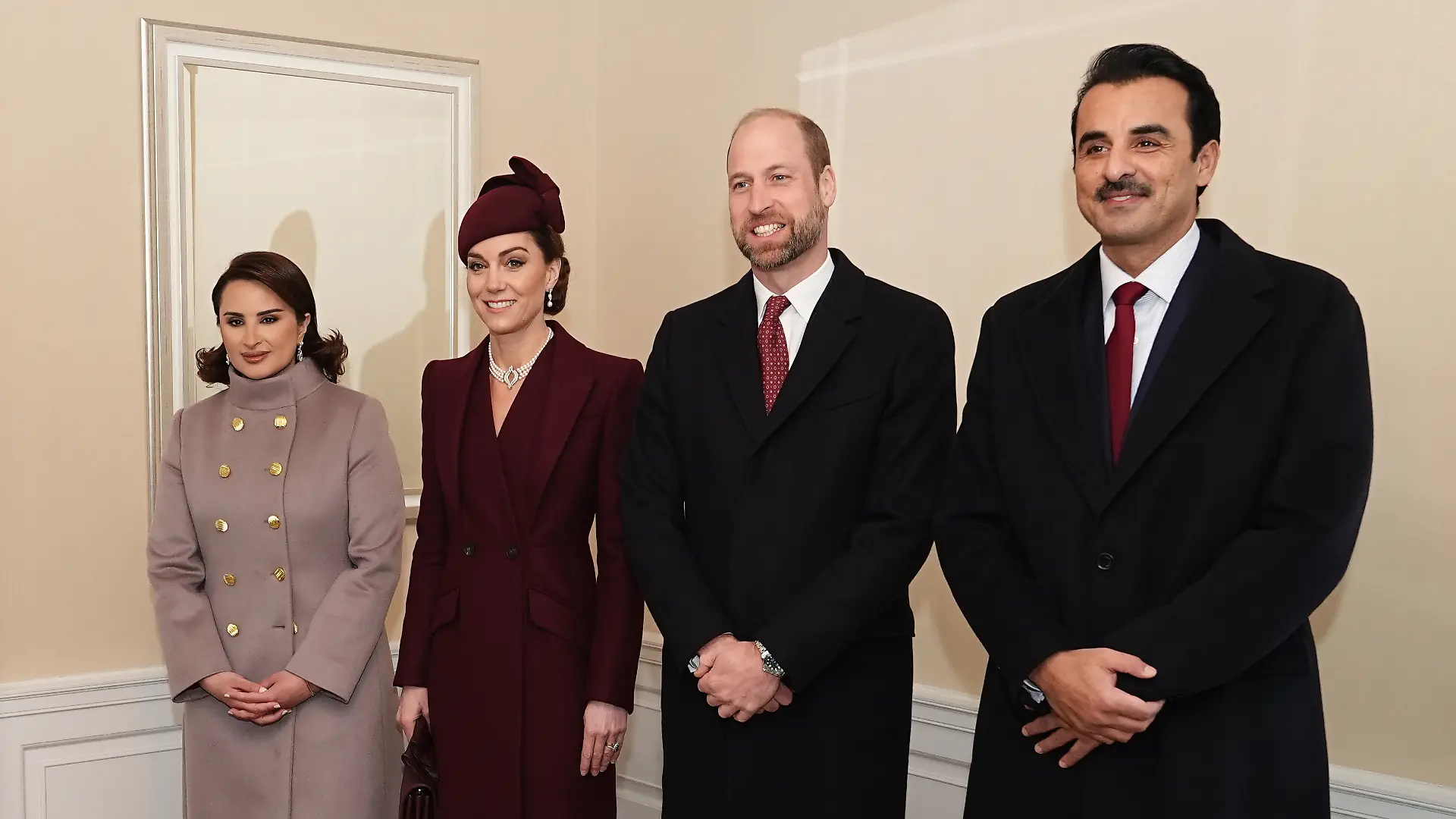 Prinzessin Kate nimmt offiziell ihre royalen Pflichten wieder auf und empfängt gemeinsam mit Prinz William den Emir von Katar, Tamim bin Hamad Al Thani und seine Frau, Scheicha Jawaher bint Hamad bin Suhaim Al Thani in London