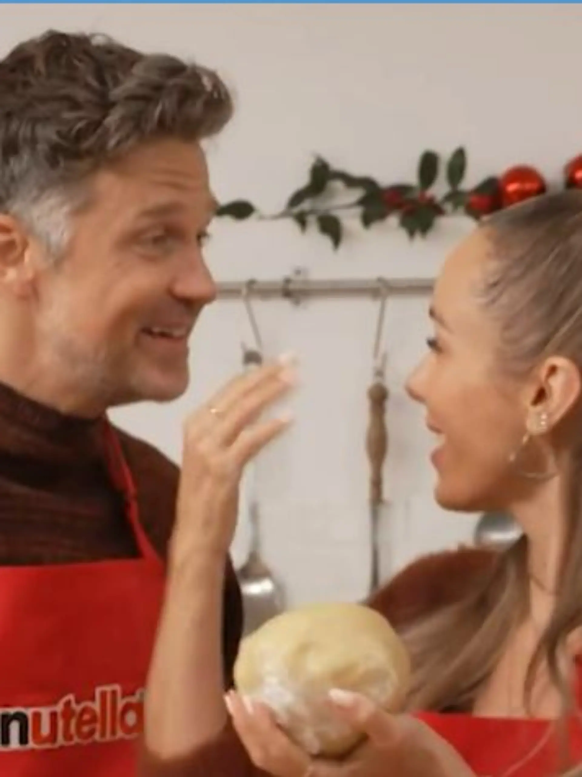 Annemarie und Wayne Carpendale beim Backen