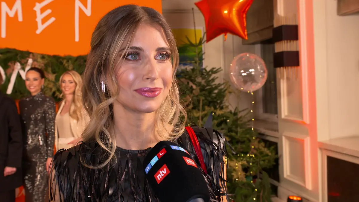 Cathy Hummels im RTL-Interview. 