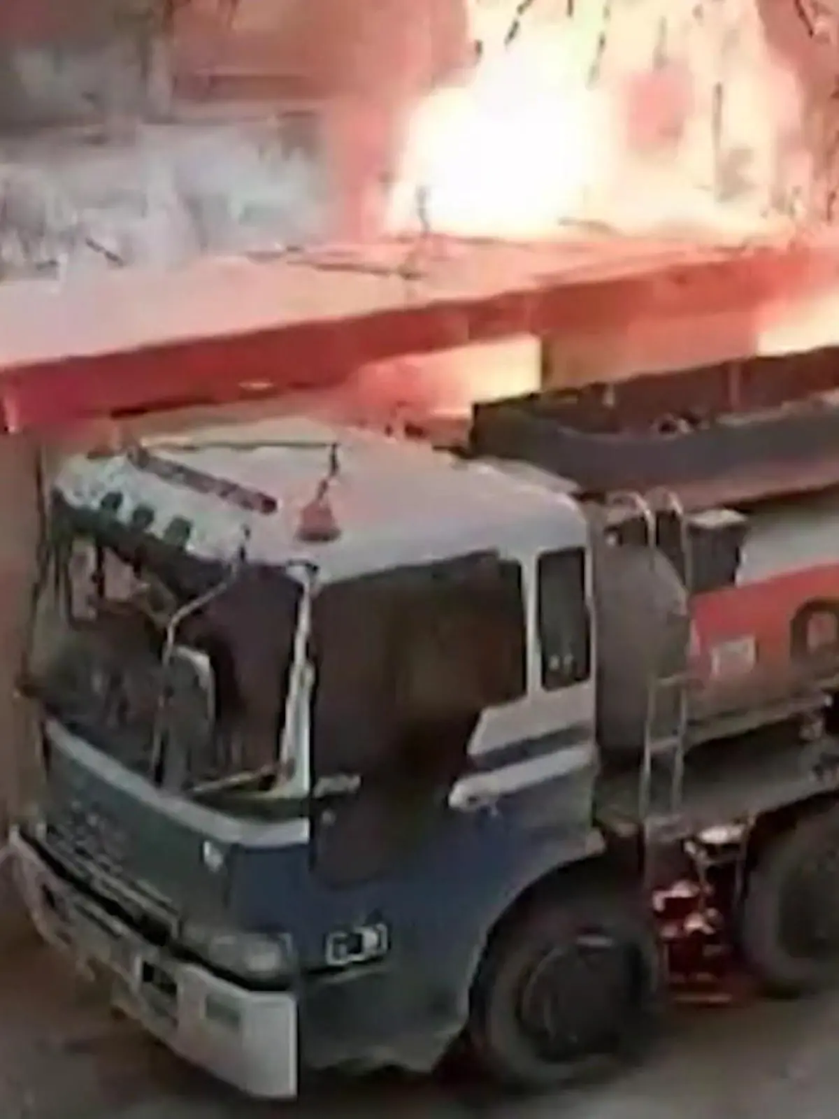 Flucht vor den Flammen