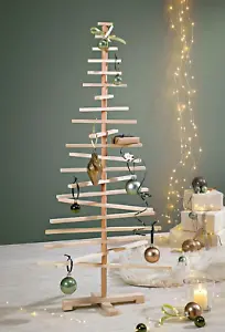 Holz-Weihnachtsbaum mit drehbaren Ästen
