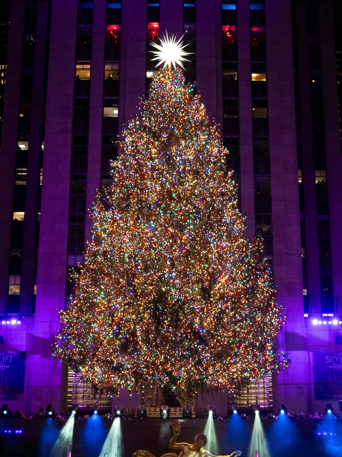 Weihnachtsbaum am Rockefeller Center