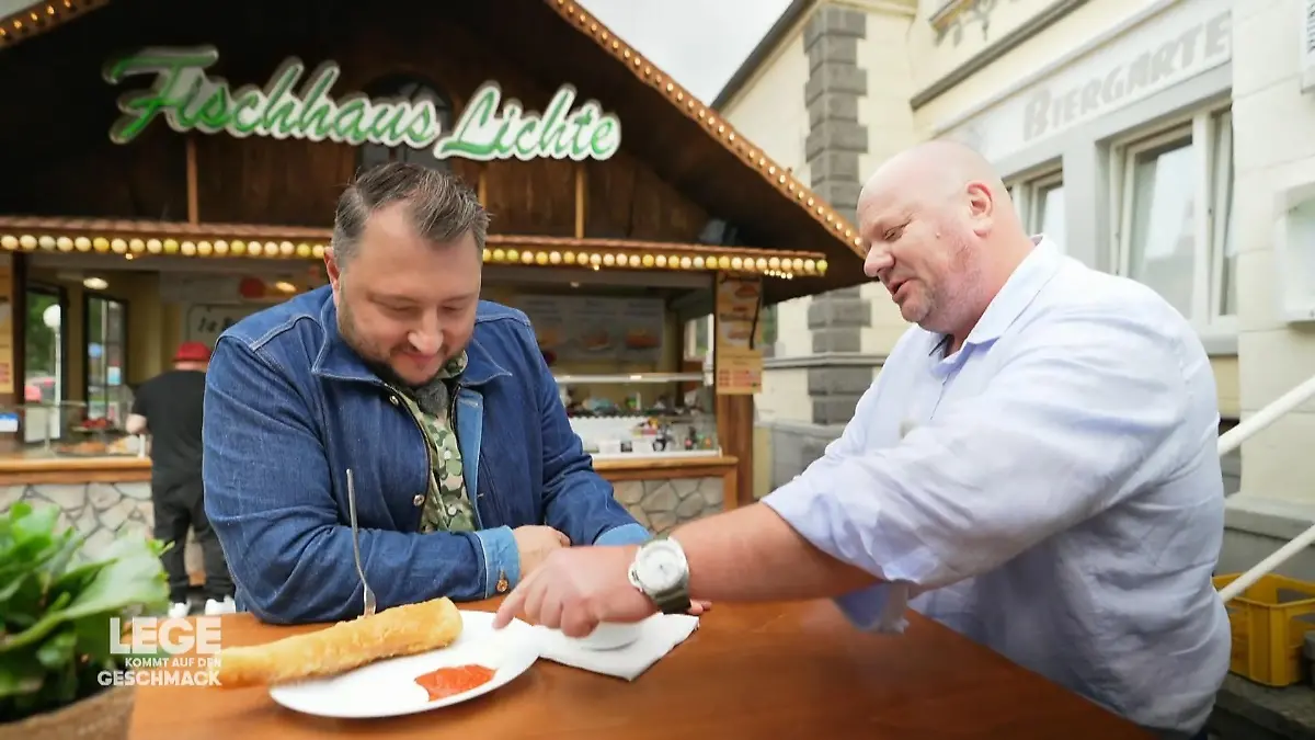 Wie gut ist der Backfisch im Fischhaus Lichte? Lege auf Geschmacksprobe