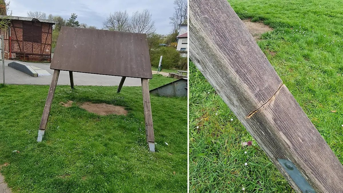 Klettergerüst in Wald-Michelbach angesägt