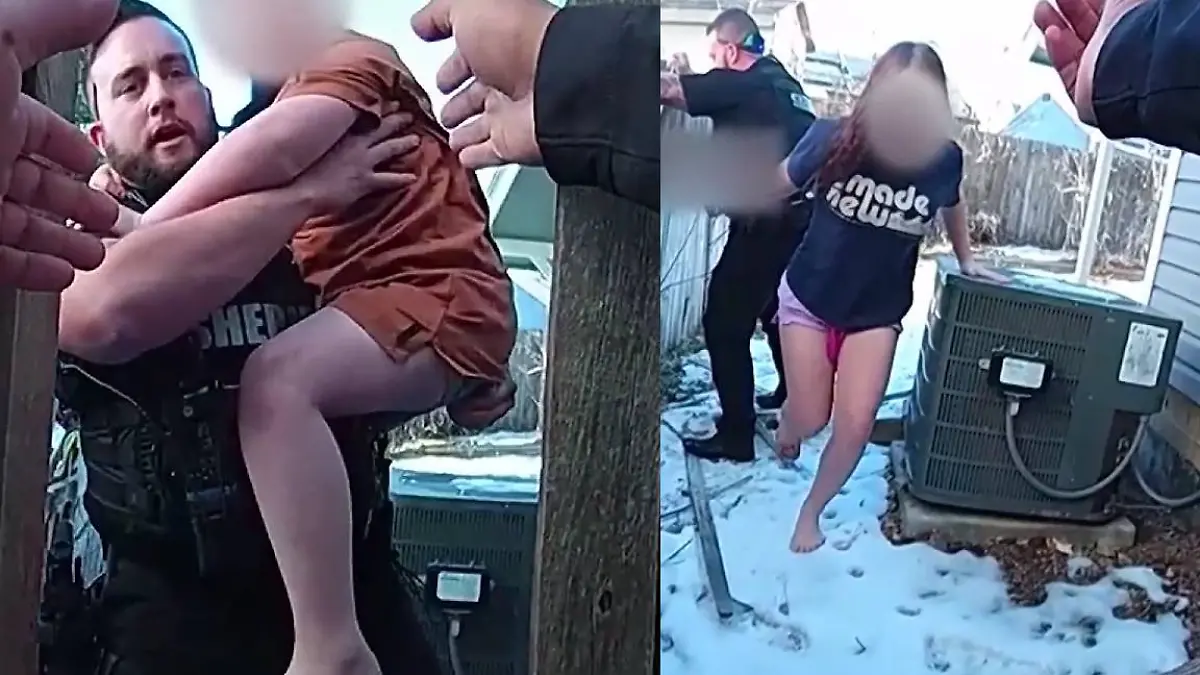 Grayson (8) und Ava Grace (14) aus brenndendem Haus gerettet