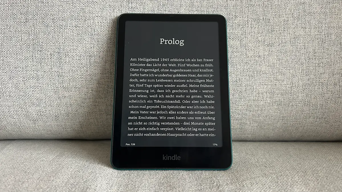 Auch ein Dark Mode ist beim Kindle Paperwhite Signature Edition enthalten.