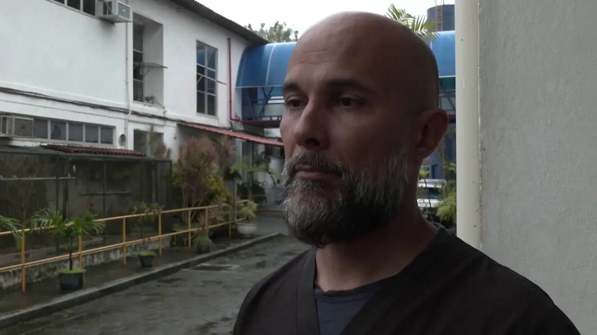 Jeferson Pires ist Biologe am Wildtierzentrum der Universität Estacio de Sa.
