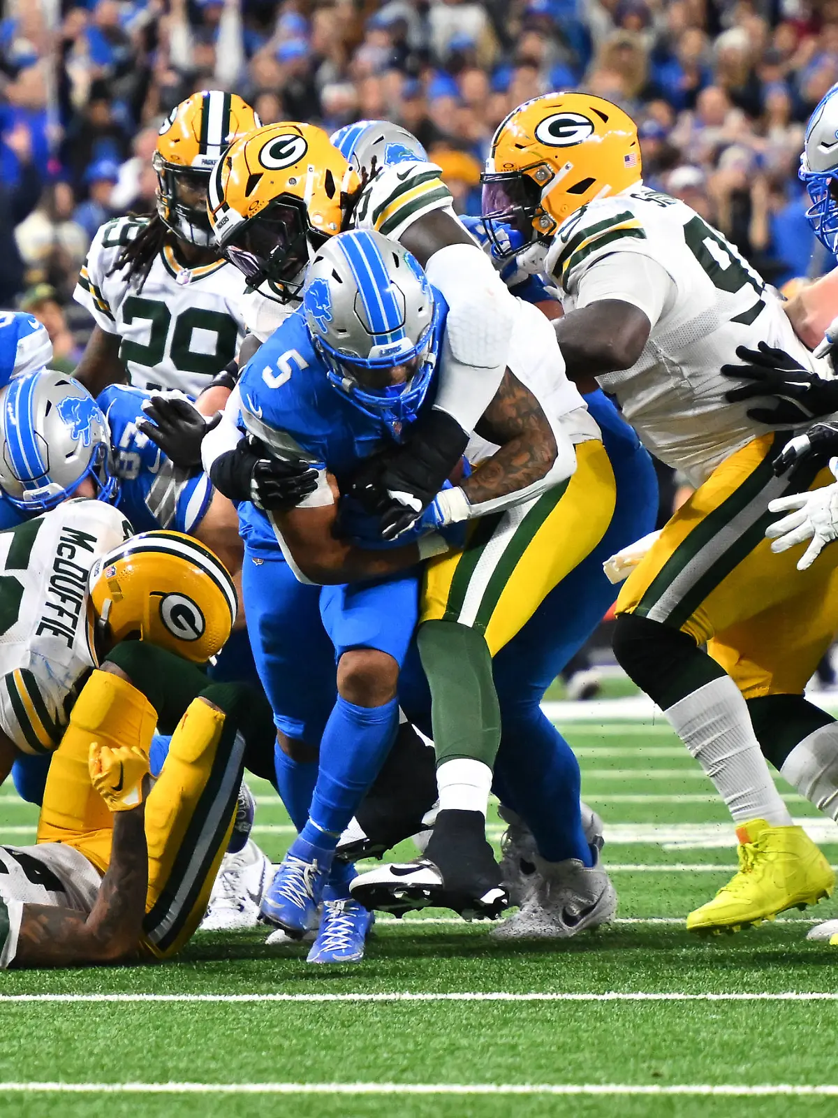 Bild zu: "Lions gewinnen irren Krimi gegen Packers!"