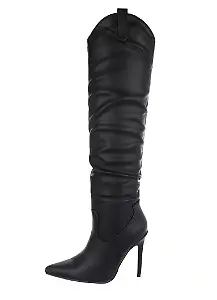 Ital-Design Party & Clubwear Overkneestiefel