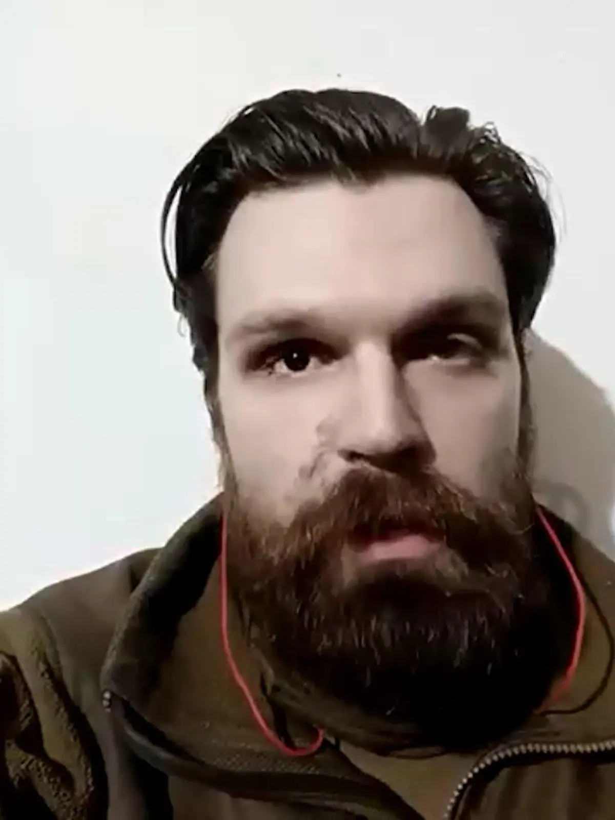 Illia Samoylenko, officer of headquarters of Azov Regiment aus dem Stahlwerk in Mariupol