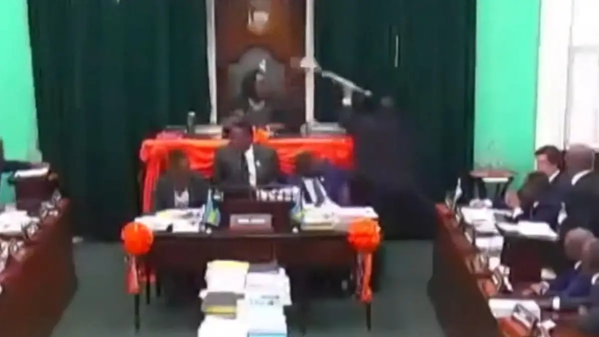 Sitzung eskaliert! Politiker pfeffert Amtsstab aus Fenster