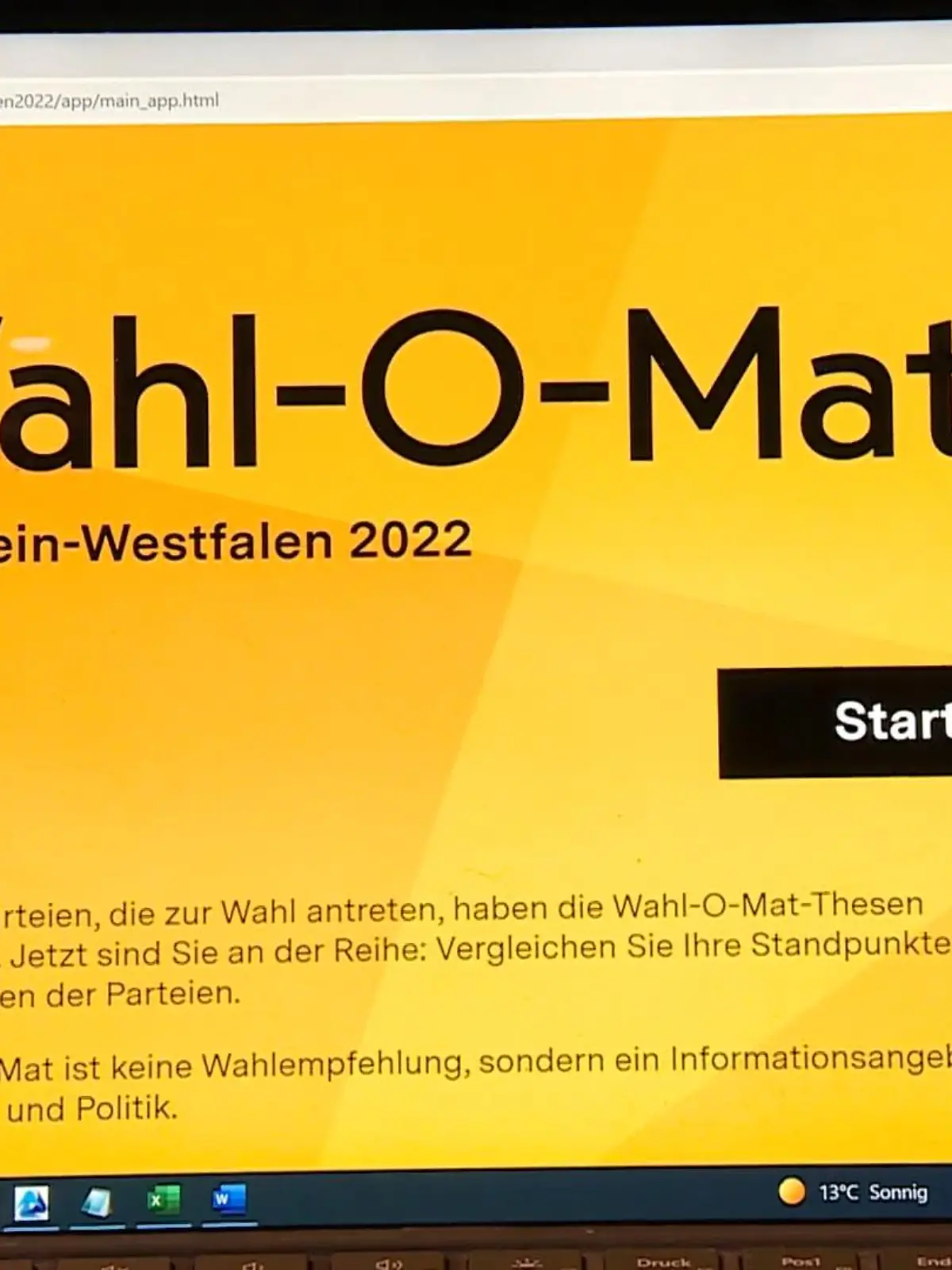 Bild zu: "Wahl-O-Mat startet"