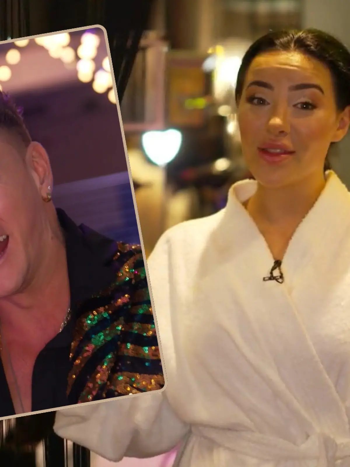 Calvin Kleinen und Leyla Lahouar 