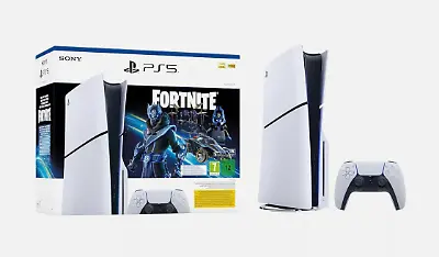 Sony PlayStation 5 Slim Konsole (Disc Version) Fortnite® Cobalt Star Bundle (Code: ADVENT)