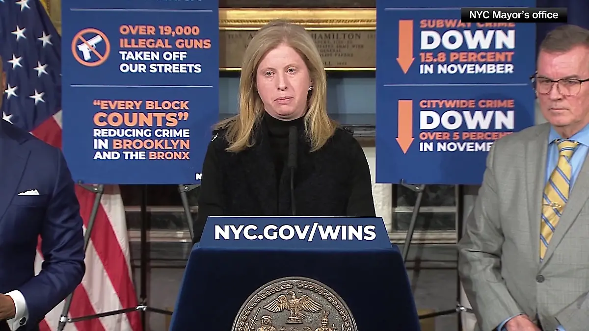 New Yorks Polizeipräsidentin Jessica Tisch