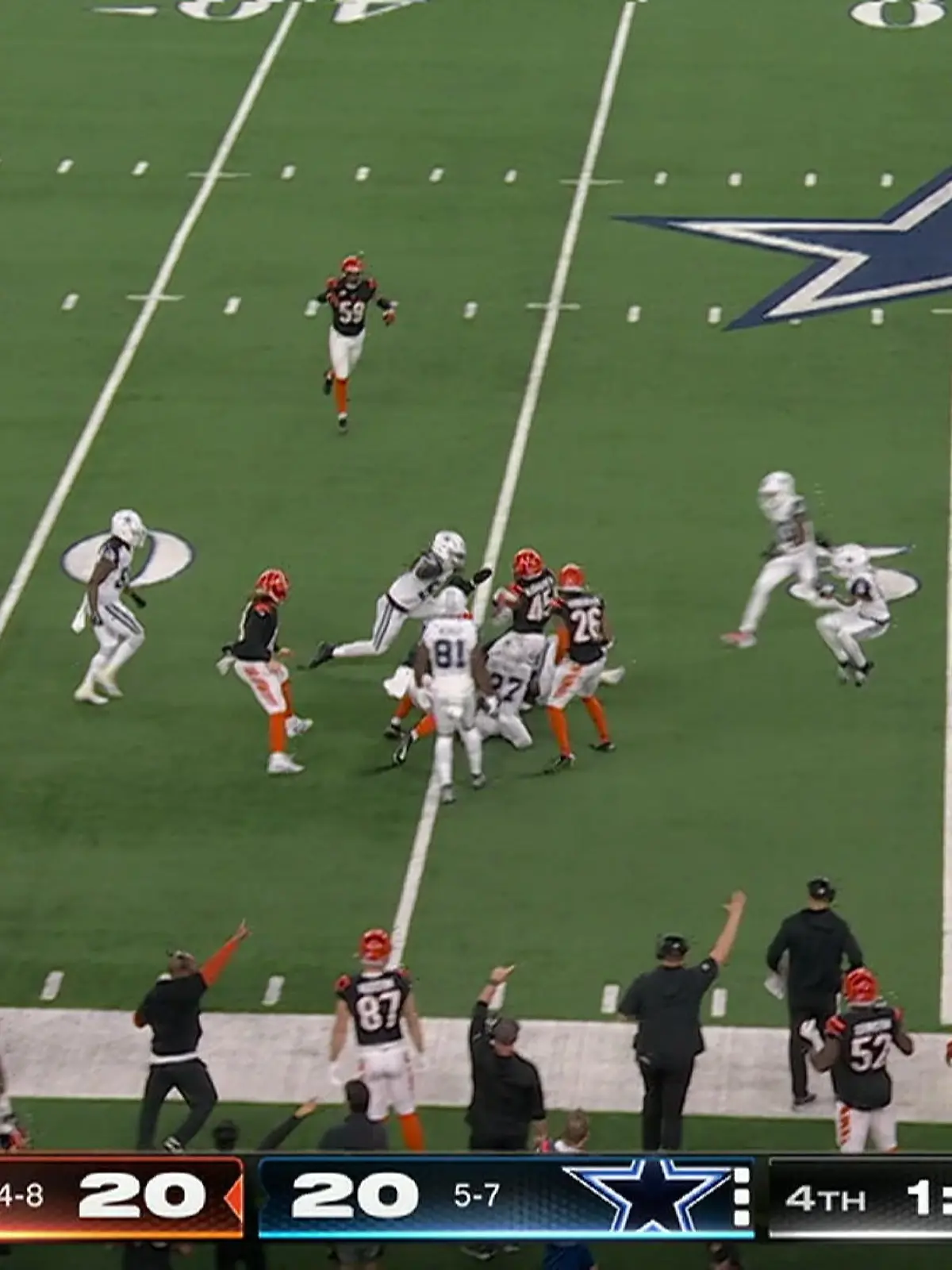 Bild zu: "Bengals Last-Minute-Sieg über Cowboys dank irrem Fehler!"