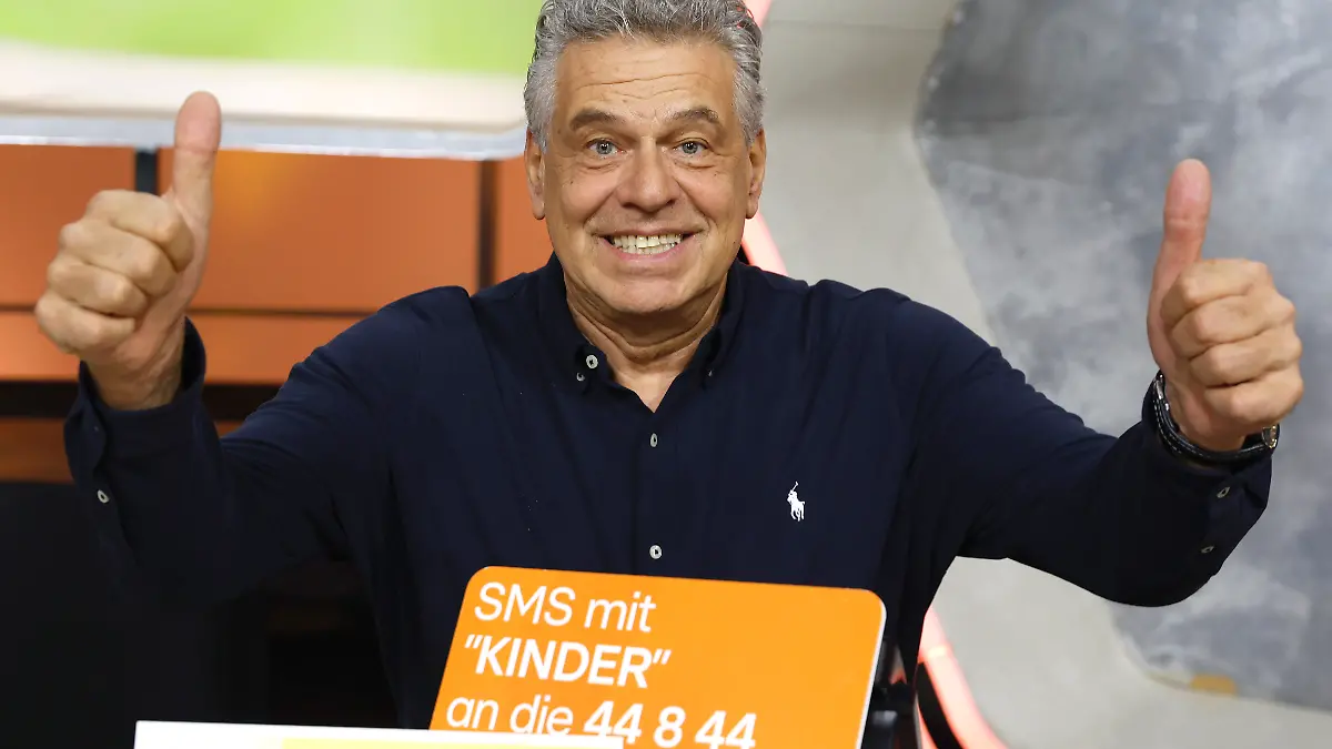 Jürgen Hingsen beim 29. RTL-Spendenmarathon 2024 im Studio 8 der EMG Studios. Hürth, 22.11.2024