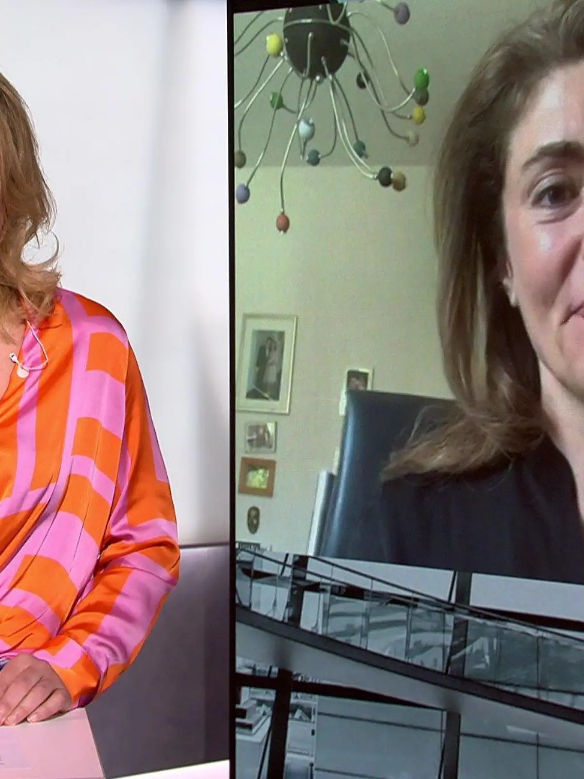 Vivian Bahlmann spricht mit Linda Mai