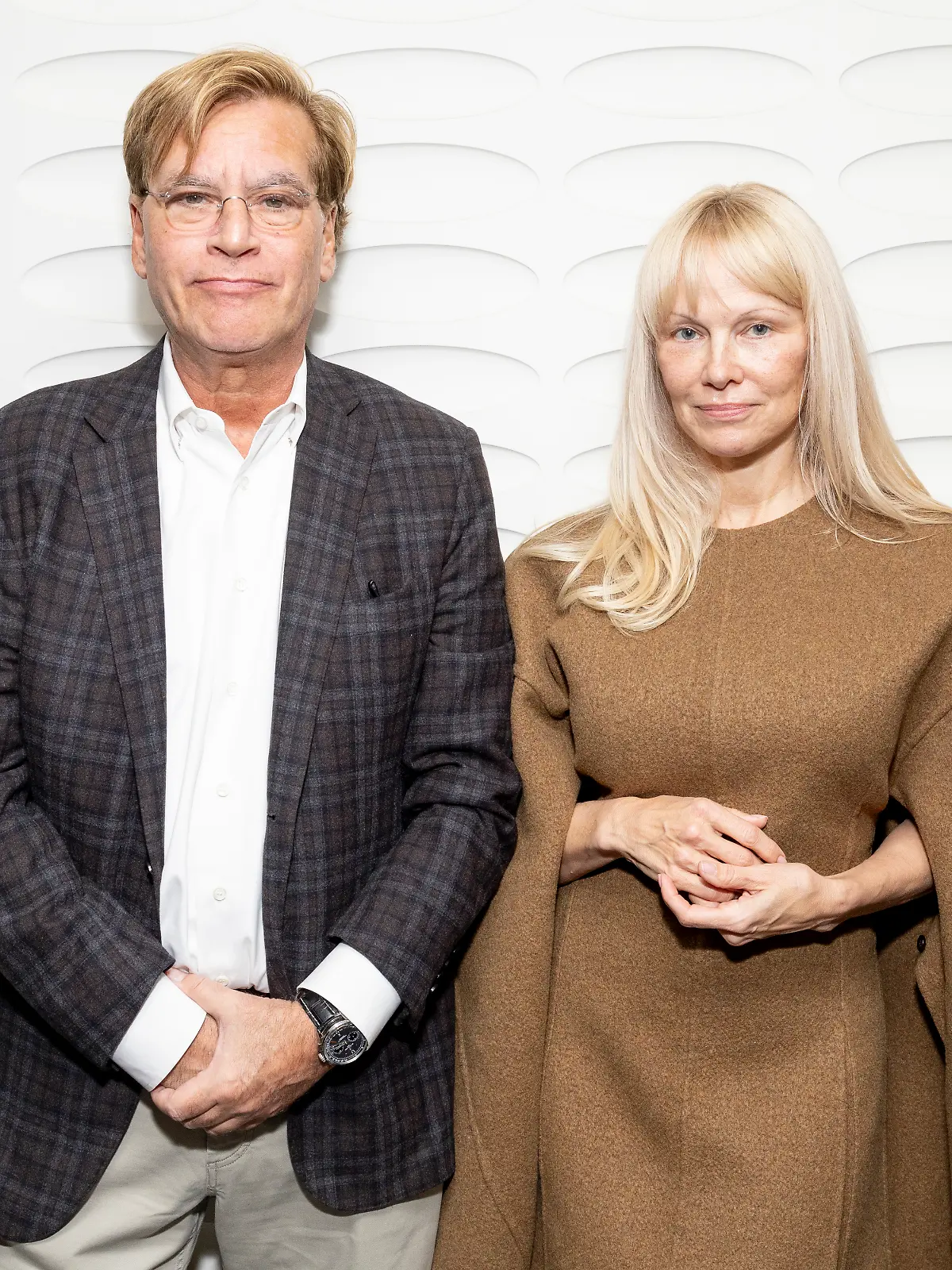 Aaron Sorkin und Pamela Anderson
