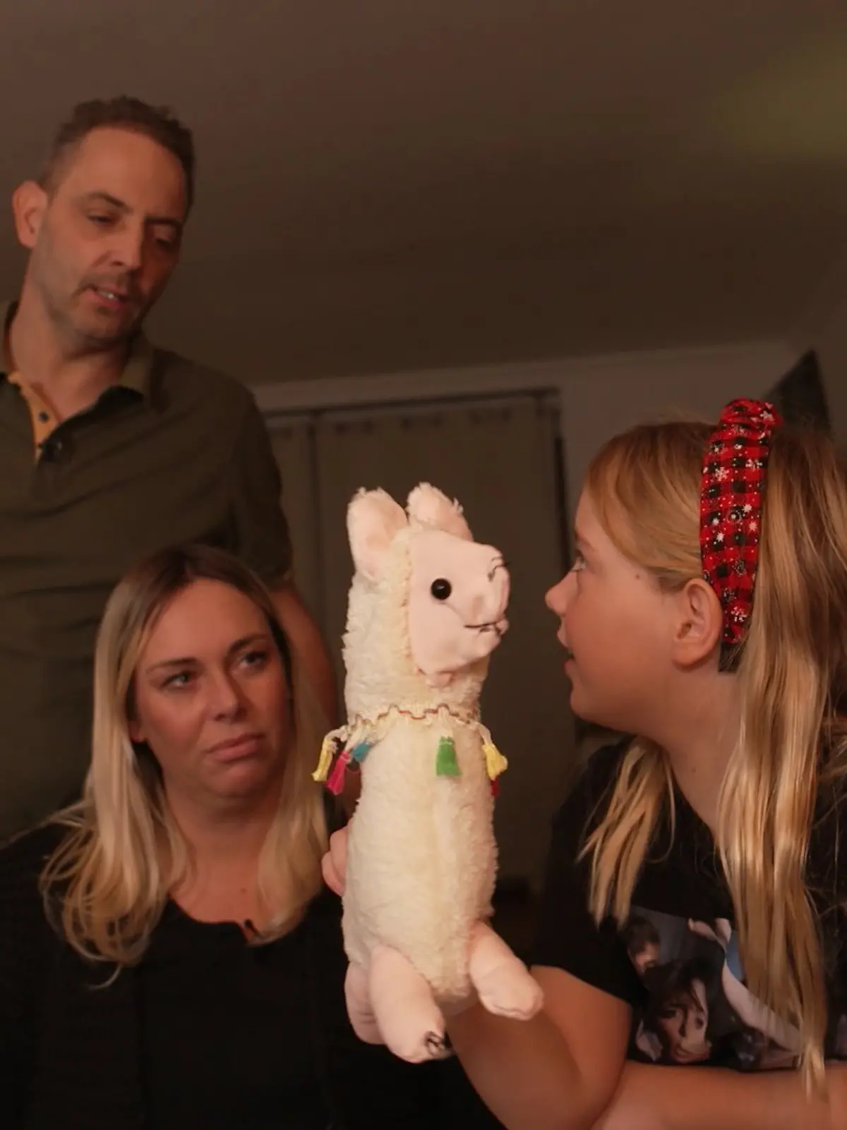Julia Holz, Ehemann Ywan und Tochter Daliah